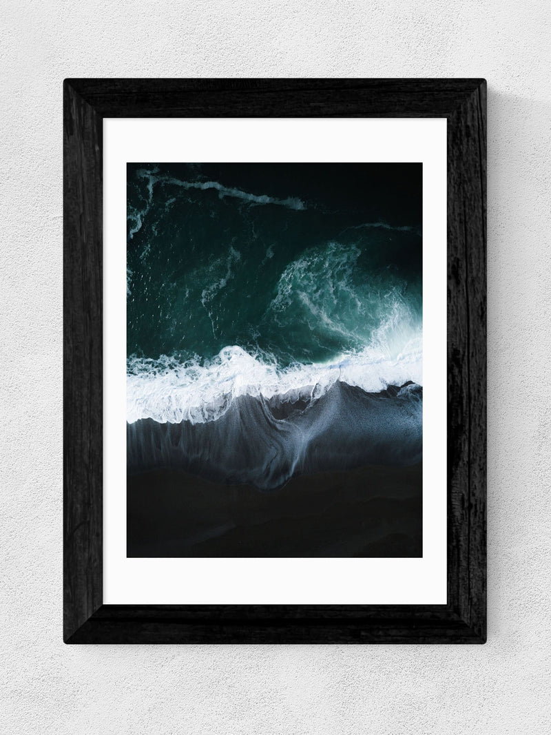 East End Prints Black Dark Earth photographic art print - British product