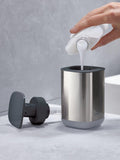 Joseph Joseph Grey Presto Steel Soap Pump Kitchen Cleaning