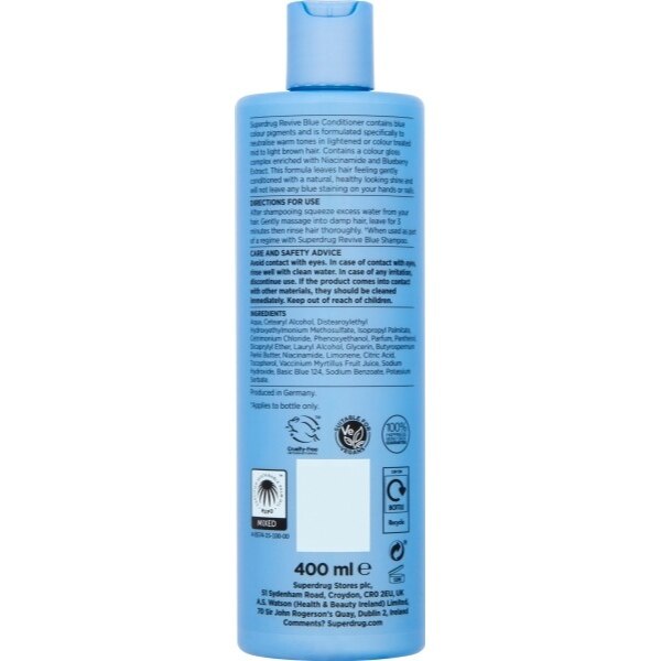 Superdrug Revive Blue Conditioner GOODS Superdrug