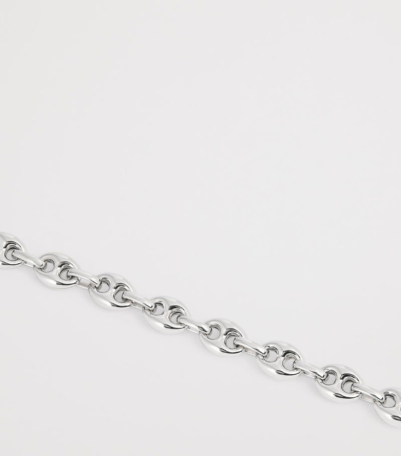 Tateossian sterling silver marine link chain bracelet (British brand)