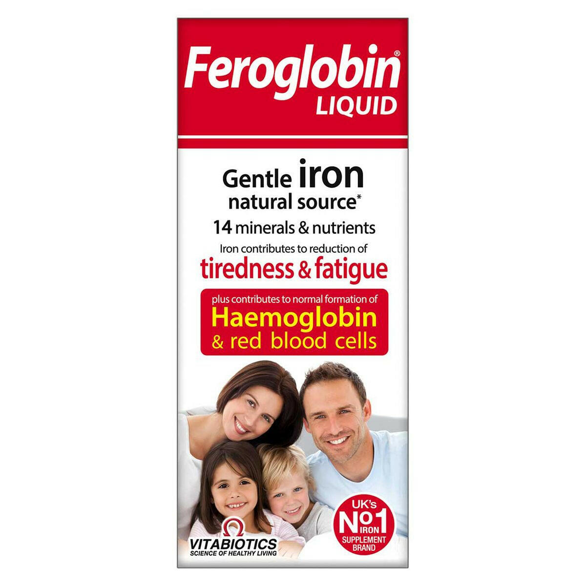 Vitabiotics Feroglobin Liquid - 500ml Iron Tablets & Capsules Boots