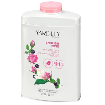 Poudre corporelle parfumée Yardley English Rose 200g