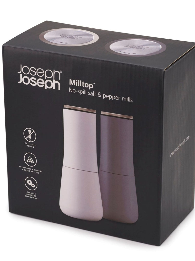 Joseph Joseph Grey Milltop Editions Salt & Pepper Set