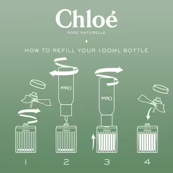 Chloé Eau de Parfum Naturelle organic rose 50ml - British product