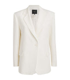 100% Cashmere Long Sleeve Stole with Panelling and Scalloped Edges