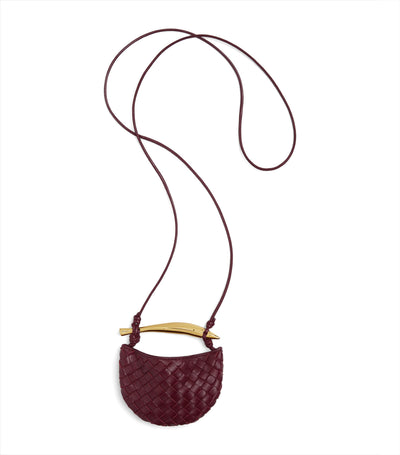 Bottega Veneta Mini Lambskin Sardine Cross-Body Bag