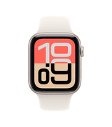 Apple Watch SE 3 2025 Starlight with Starlight Sport Band, 44mm, Medium/Large Smartwatch