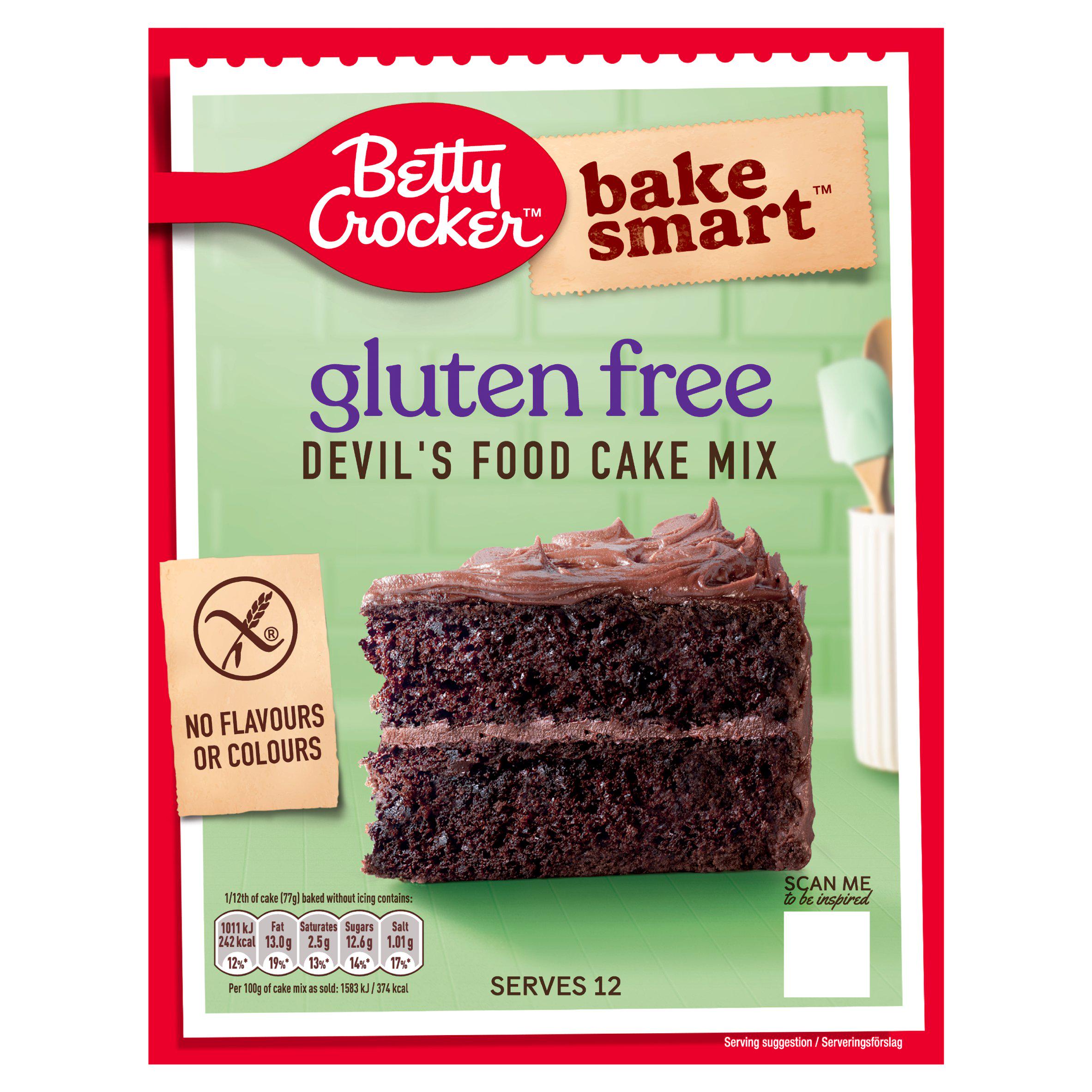 Betty Crocker Gluten Free Devil's Food Chocolate Cake Mix 425g - McGrocer