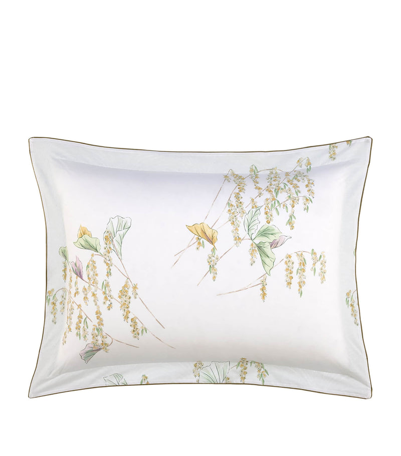 Yves Delorme Pollen King Oxford pillowcase 54cm x 94cm (British brand)