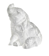 Lalique Crystal Elephant Sculpture Decorative 12.5cm