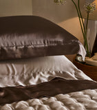Gingerlily silk Mocha king pillowcase 50cm x 90cm - British product