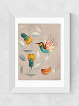 East End Prints Brown Hummingbird Print by Dieter Braun