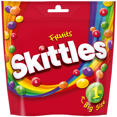 Mars Skittles Party Pack Fruity Chewy Sweets 1kg