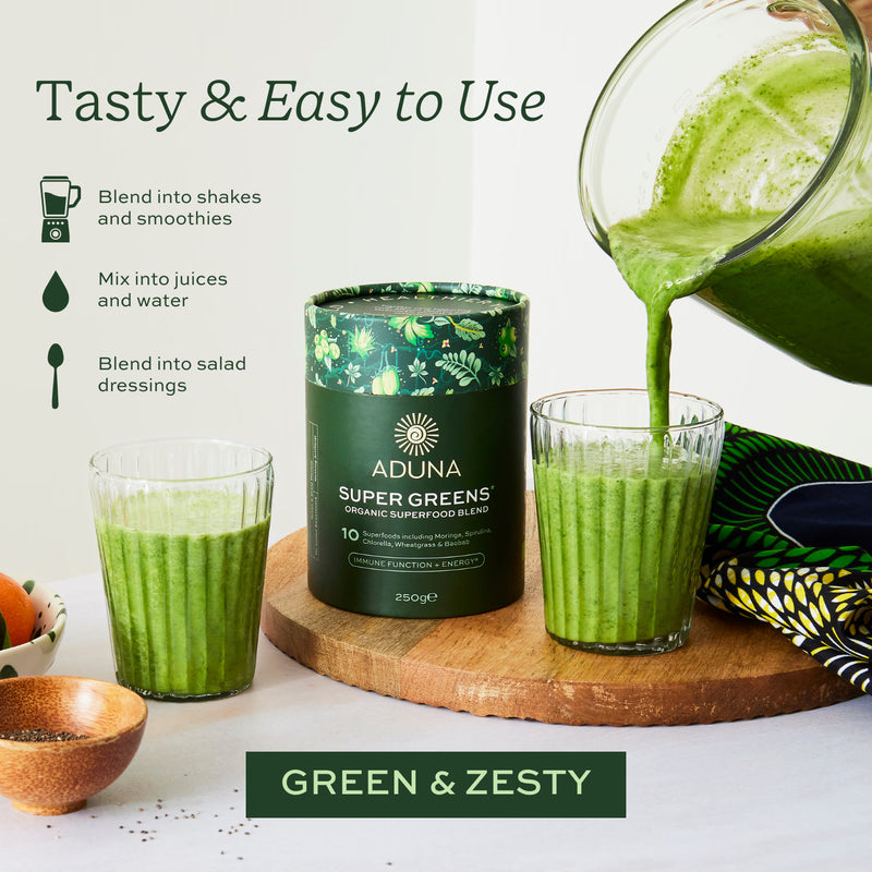 Aduna Super Greens Organic Superfood Blend 250g