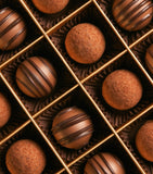 Harrods rosé champagne and chocolate truffles gift box, UK version