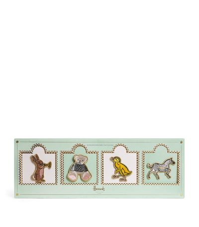 Harrods Embroidered Animal Patches (Set of 8)