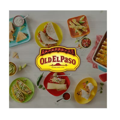Old El Paso Cheesy Nacho Kit 505g, imported from the UK