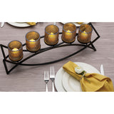 Mikasa candle holder centrepiece with 5 glass cups, imported from the UK