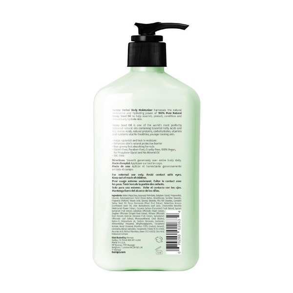 Hempz Asian Pear Body Moisturiser 500mL, imported from the UK