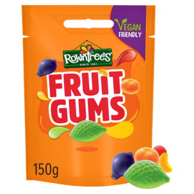 Rowntree's fruit gums 150g, imported from the UK