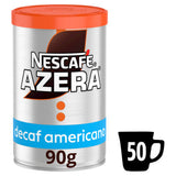 Nescafé Azera Americano Decaf instant coffee 90g, imported from the UK