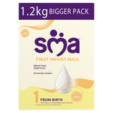 SMA First Infant Baby Formula Milk Powder from Birth 1.2 kg