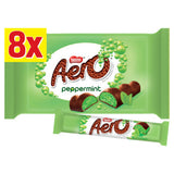 Aero Bubbly Peppermint Chocolate Bar 8 Pack Multipack 216g