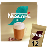Nescafé Latte Instant Coffee Sachets 12 x 18g, imported from the UK