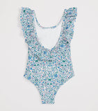Tartine et Chocolat floral ruffle-trim children's swimsuit 3-12 years (British brand)