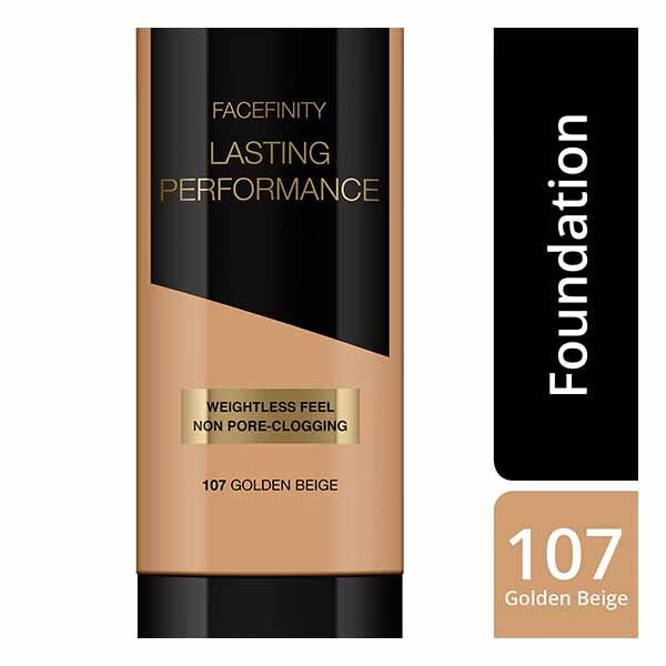 Max Factor Lasting Performance Foundation 107 Golden Beige, imported from the UK