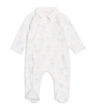 Patachou stretch-cotton printed all-in-one 1-24 months, imported from the UK