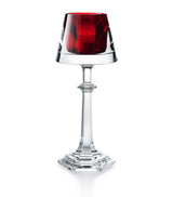 Baccarat Harcourt My Fire Red Crystal Candlestick Holder
