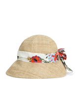 Dolce&Gabbana Kids Raffia Floral-Band Sun Hat
