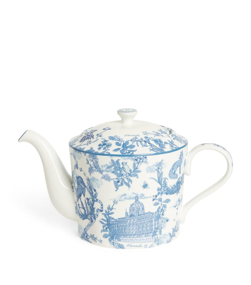 Medium-Sized Glass Tea Pot with Silver Lid 450ml