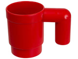 LEGO Upscaled Red Mug Coffee Cup 13cm High Plastic Houseware Item