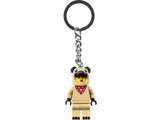 LEGO French Bulldog Guy Minifigure Keyring 9 cm