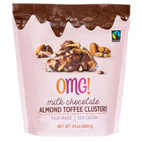 OMG! Milk Chocolate Almond Toffee Clusters Crisp & Clusters 680g