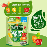 Rowntree's Safari Mix fruity flavoured jelly sweets 115g, imported from the UK