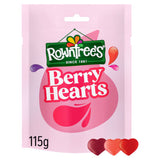 Rowntree's Berry Hearts assorted berry fruit gums 115g - British product