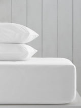 White Cotton Rich Extra Deep Fitted Bed Sheet