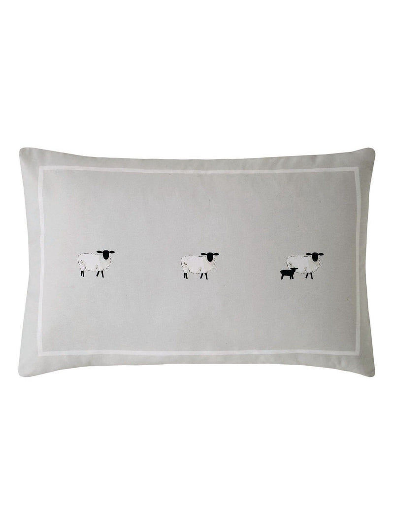 Sophie Allport Oatmeal Sheep duvet cover and pillowcase set (British brand)