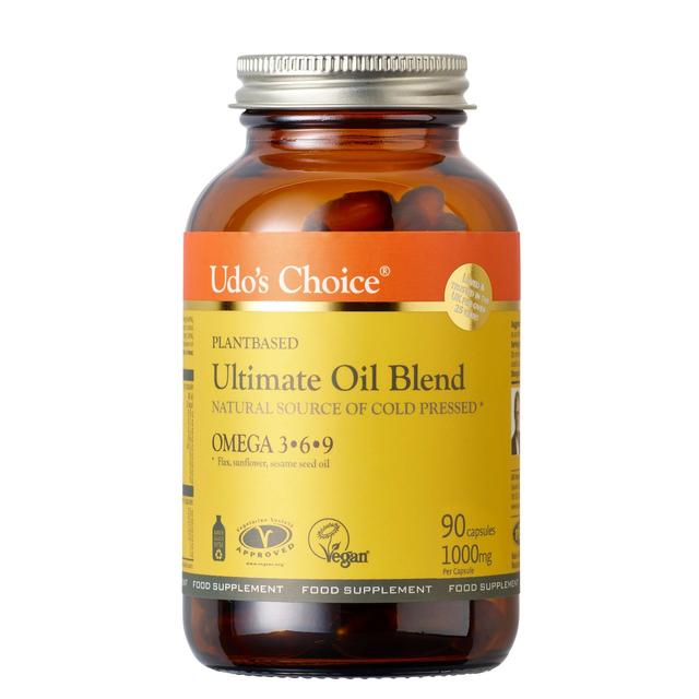 Udo's Choice Ultimate Oil Blend Omega 3 & 6 Capsules 1000mg 90 per pack GOODS M&S