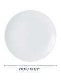 Mikasa Chalk porcelain dinner plate set of 4, imported from the UK