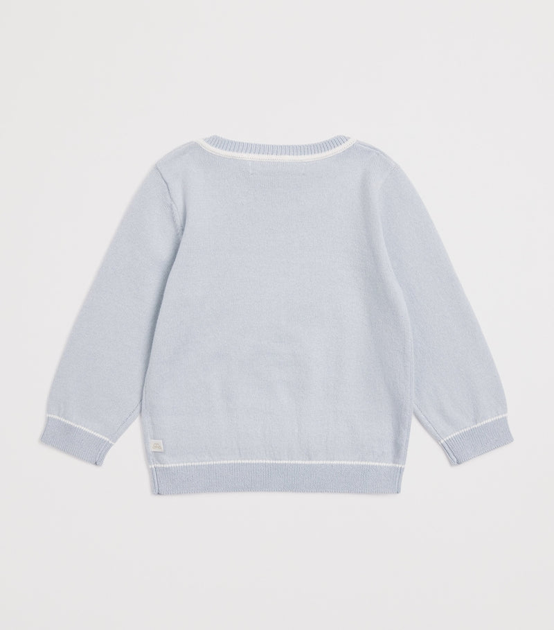Marie-Chantal Camille Tennis Sweater infant 3-24 months, imported from the UK