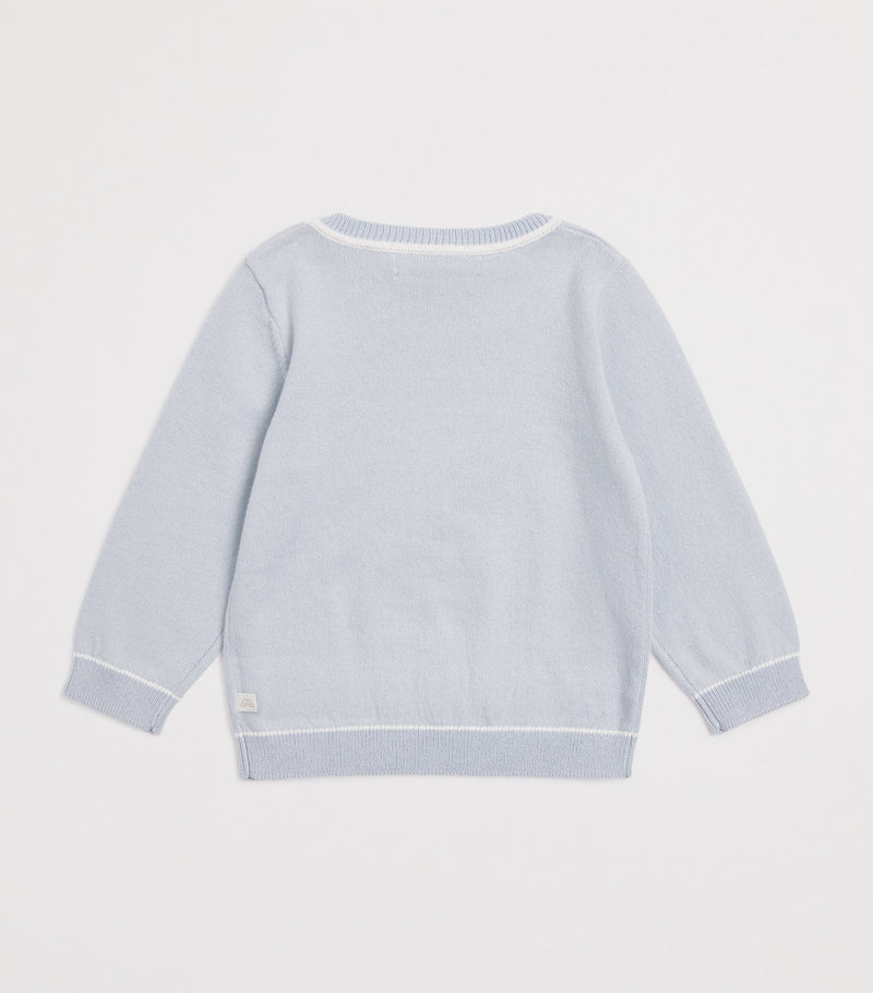 Marie-Chantal Camille Tennis Sweater infant 3-24 months, imported from the UK