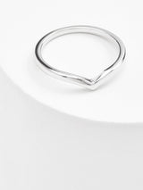 Sterling Silver Wishbone Ring Jewellery