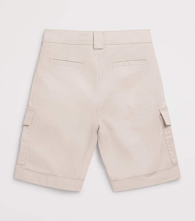 Balmain kids cotton-blend chino shorts 4-14 years - British product