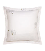Square Pillowcase in Floral Print, Organic Cotton Sateen, 65cm x 65cm