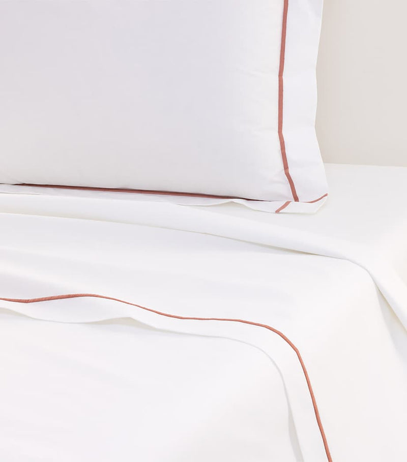 Yves Delorme Athena Santal Super King sheet 270cm x 295cm (British brand)