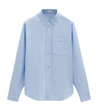Lightweight Cotton Satin Hooded Overshirt with Detachable Hood